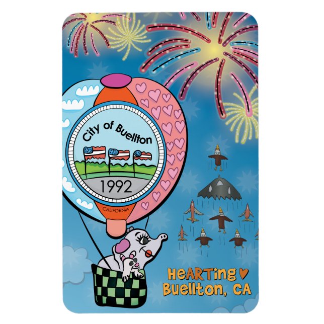 Magnet Flexible Aimant - Au-dessus de la mer 2 (Vertical)