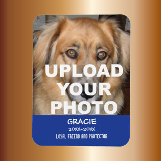 Magnet Flexible Aimant commémoratif photo de chien ou de chat