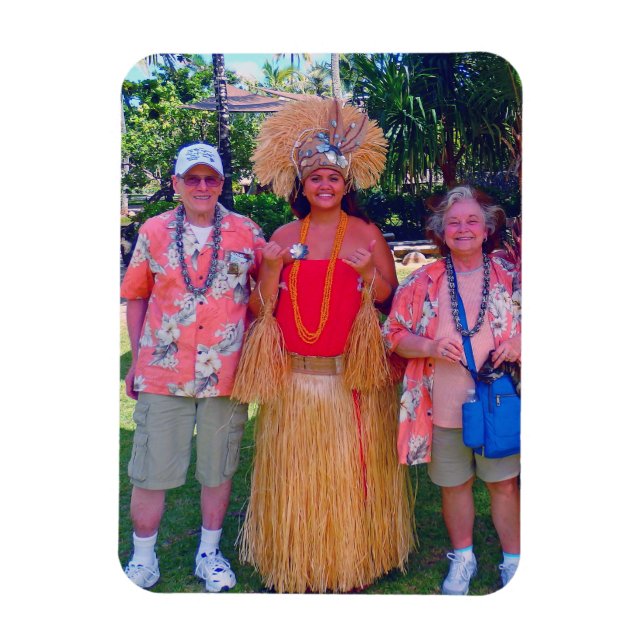 Magnet Flexible Aimant, coutume, photo, Hawaii (Vertical)