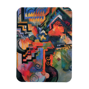 Magnet Flexible Aimant d'art "Composition colorée"