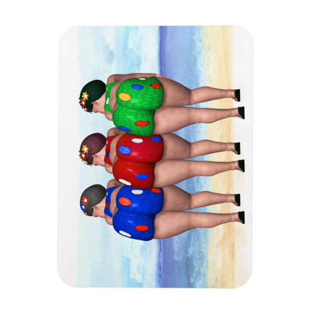 Magnet Flexible Aimant de beauté de bain (Vertical)