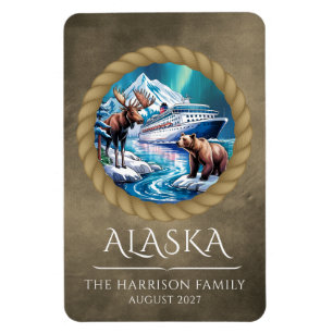 Magnet Flexible Aimant de cabine de bateau de croisière en Alaska