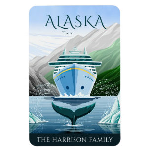 Magnet Flexible Aimant de cabine de bateau de croisière en Alaska