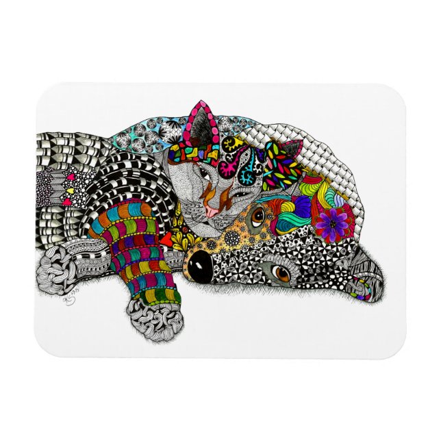 Magnet Flexible Aimant de chat et de chien (Horizontal)