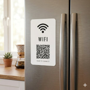 Magnet Flexible Aimant de connexion WiFi avec conception de code Q