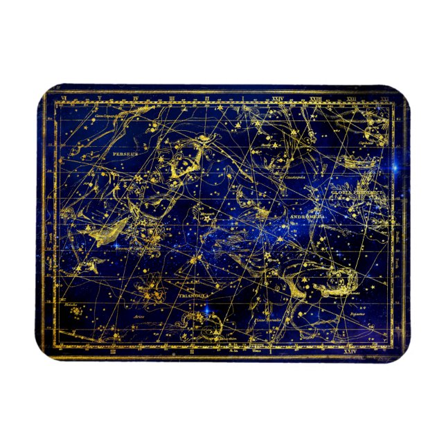 Magnet Flexible aimant de constellation persée et andromeda (Horizontal)
