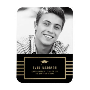 Magnet Flexible Aimant de graduation de couleur or Casquette MODIF