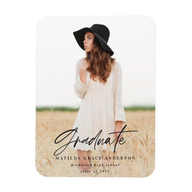 Magnet Flexible Aimant de graduation de typographie de script mini (Vertical)