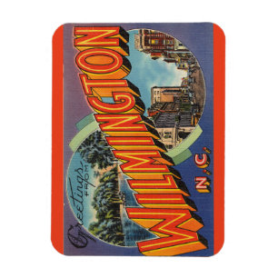Magnet Flexible Aimant de la Caroline du Nord, Wilmington