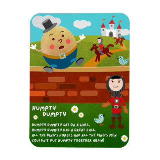 Magnet Flexible Aimant de la comptine Humpty Dumpty