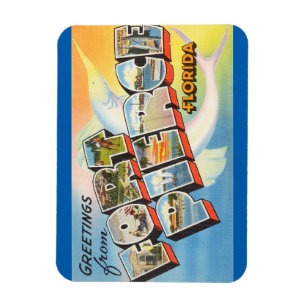 Magnet Flexible Aimant de la Floride, Fort Pierce