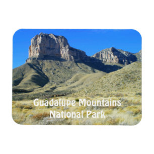 Magnet Flexible Aimant de parc national de montagnes de Guadalupe
