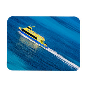 Magnet Flexible Aimant de photo - ferry d'île - Cancun, Mexique