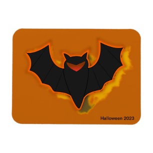 Magnet Flexible Aimant de photo Halloween Chauve-souris effrayante