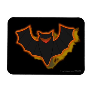 Magnet Flexible Aimant de photo Halloween Chauve-Souris Épouvantab