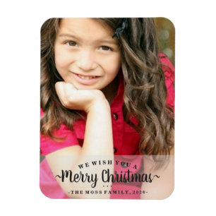 Magnet Flexible Aimant de photo - nous vous souhaitons un Joyeux