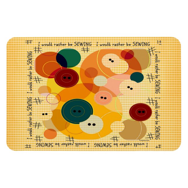 Magnet Flexible Aimant de qualité supérieure à coudre (Horizontal)