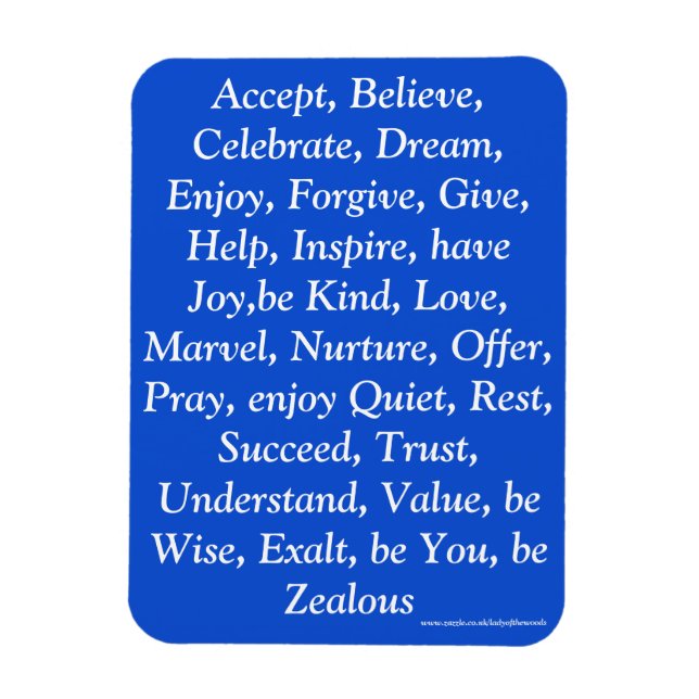 Magnet Flexible Aimant de récupération bleu (Vertical)