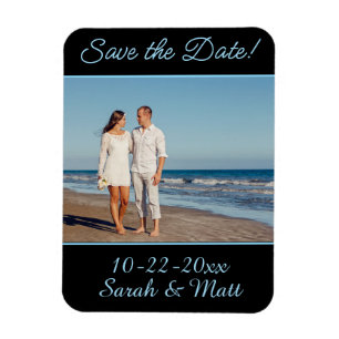 Magnet Flexible Aimant de sauvegarde de date Beachy photo personna