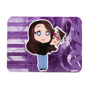 Magnet Flexible Aimant de Sharm Choco Chibi