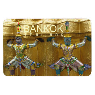 Magnet Flexible Aimant de souvenir de voyage de Bangkok Thaïlande