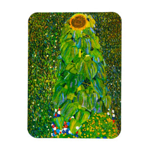 Magnet Flexible Aimant de tournesol de Gustav Klimt