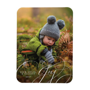 Magnet Flexible Aimant de vacances photo joyeuse écriture heureuse