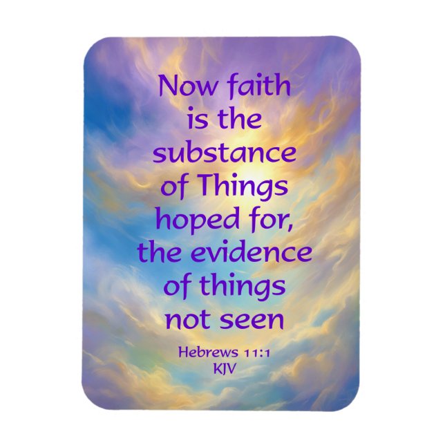 Magnet Flexible Aimant de verset biblique (Vertical)