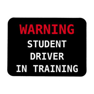 Magnet Flexible Aimant de voiture de conducteur d'étudiant