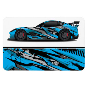 Magnet Flexible Aimant de voiture de course