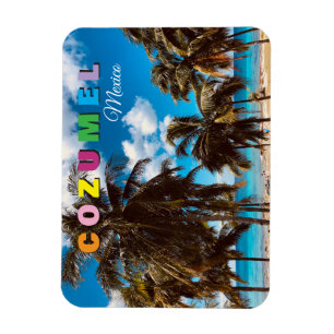 Magnet Flexible Aimant de voyage souvenir de Cozumel au Mexique