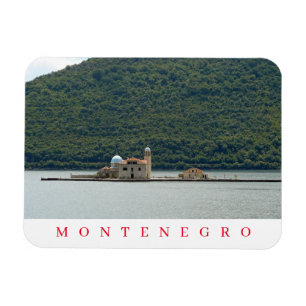 Magnet Flexible Aimant de vue de l'église de l'île du Monténégro