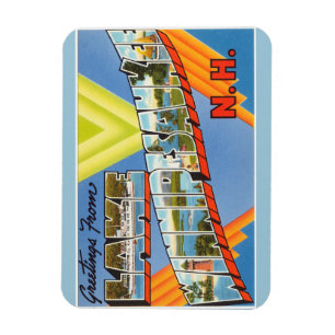Magnet Flexible Aimant de Winnipesaukee du Maine, lac