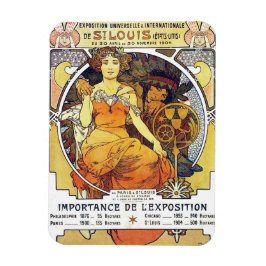 Magnet Flexible Aimant d'exposition Saint-Louis 1904