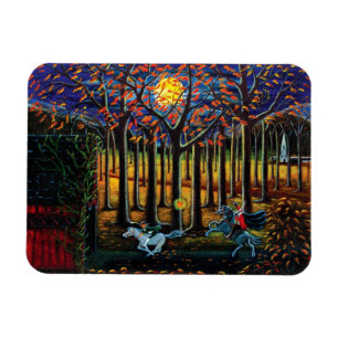 Magnet Flexible Aimant d'Halloween "Horseman sans tête"