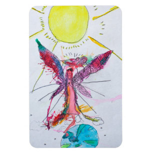 Magnet Flexible Aimant - Dieu de mère créant l'esprit d'un béb