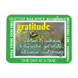 Magnet Flexible aimant d'inspiration de gratitude