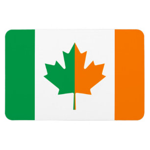 Magnet Flexible Aimant du drapeau canadien irlandais