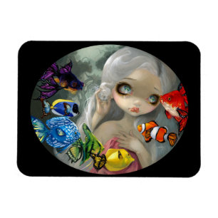 Magnet Flexible Aimant Flex "Poissons Volants : Arc-en-Ciel"