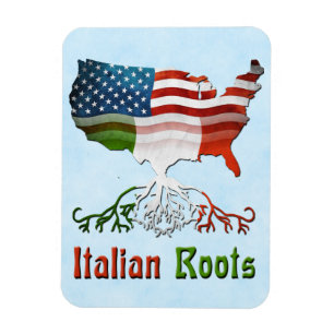 Magnet Flexible Aimant Flexi des racines italiennes américaines