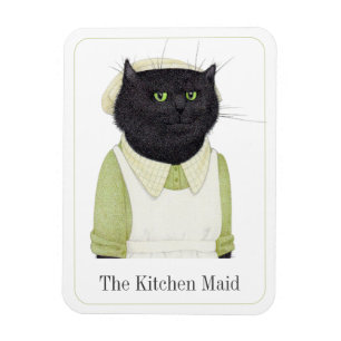 Magnet Flexible Aimant flexible 3x4 MAID CUISINE + Texte II
