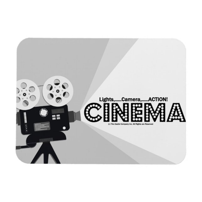 Magnet Flexible Aimant flexible "CINÉMA" (Horizontal)