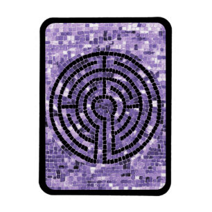 Magnet Flexible Aimant flexible LABYRINTH VI 3x4 - Noir