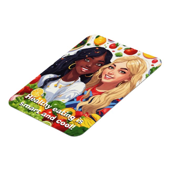 Magnet Flexible Aimant flexible pour manger sainement (Côté Gauche)