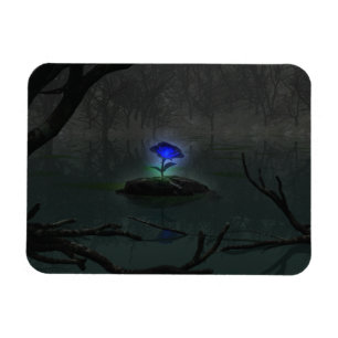 Magnet Flexible Aimant flexible Rose bleu