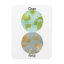 Magnet Flexible Aimant flexible Terre propre sale