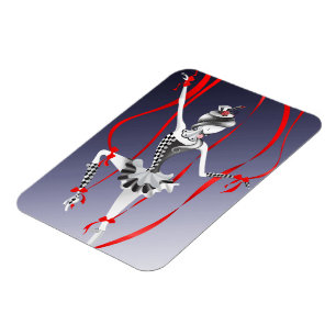 Magnet Flexible Aimant frigo à ruban rouge pour marionnette clown 
