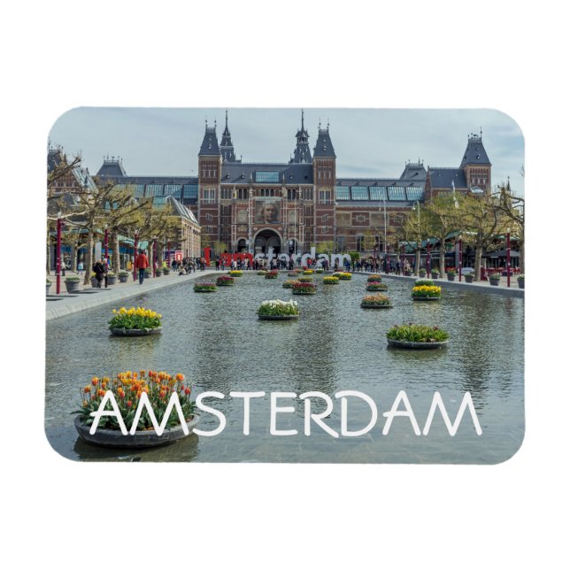 Magnet Flexible Aimant frigo Amsterdam Rijksmuseum (Horizontal)