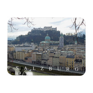 Magnet Flexible Aimant frigo avec vue panoramique de Salzbourg