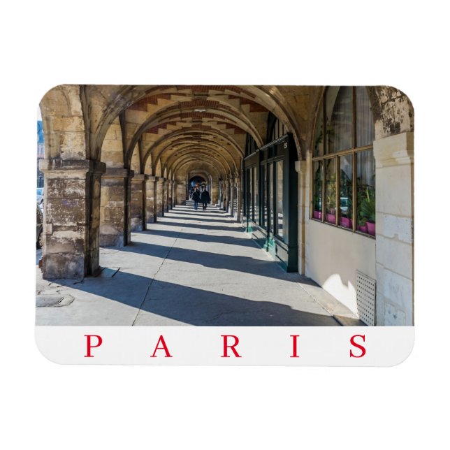 Magnet Flexible Aimant frigo Paris Place des Vosges (Horizontal)